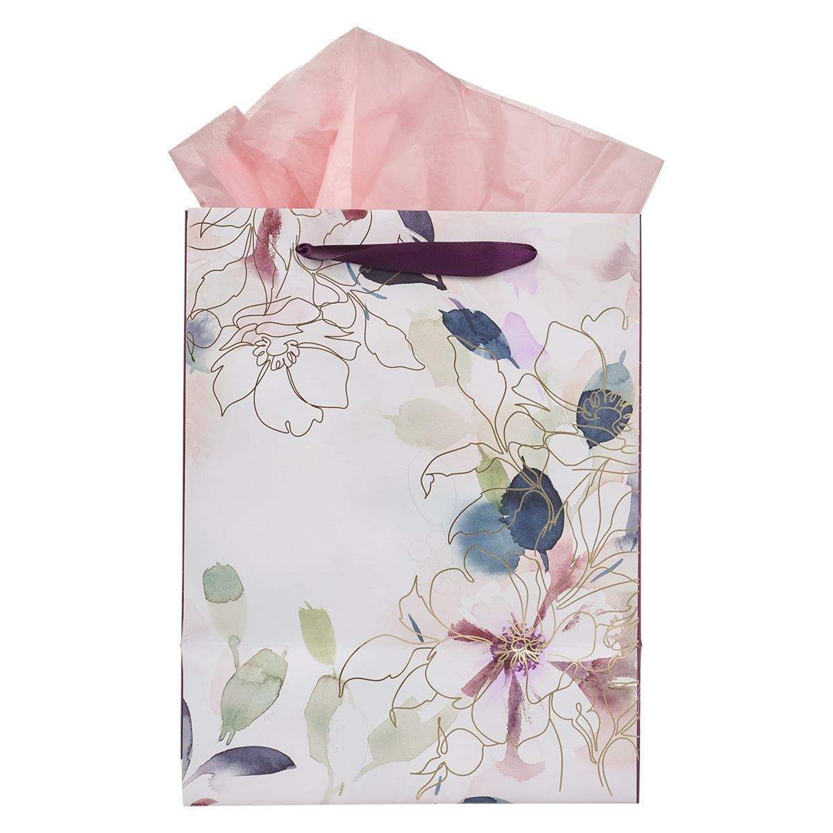 Trust in the Lord with All Your Heart Large Portrait Gift Bag with Gift Tag