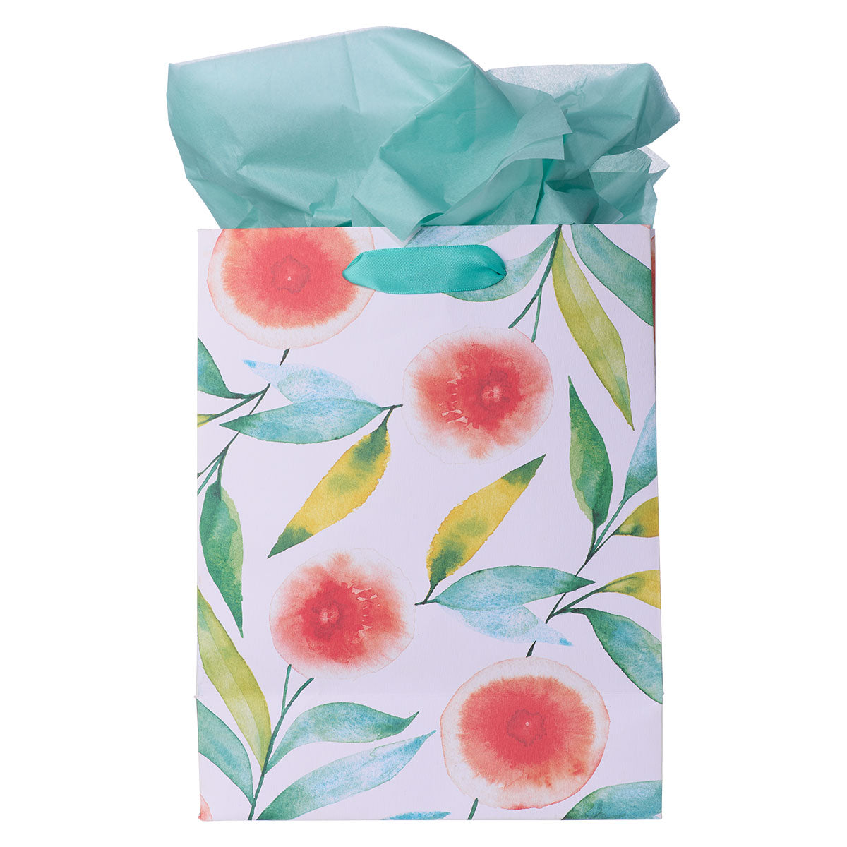 Courage Dear Heart Orange Blossoms Medium Gift Bag with Gift Tag