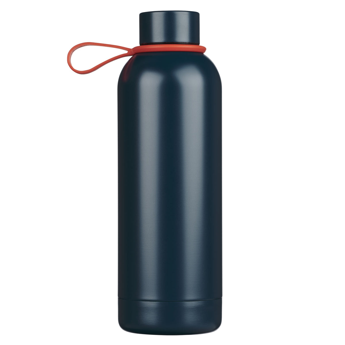 Be Strong & Courageous Navy Blue Stainless Steel Water Bottle with Decorative Sticker Sheet