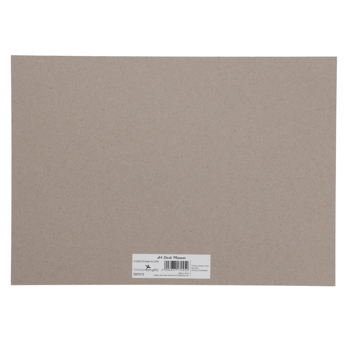 A4 Weekly Desk Planner - Shine for Jesus