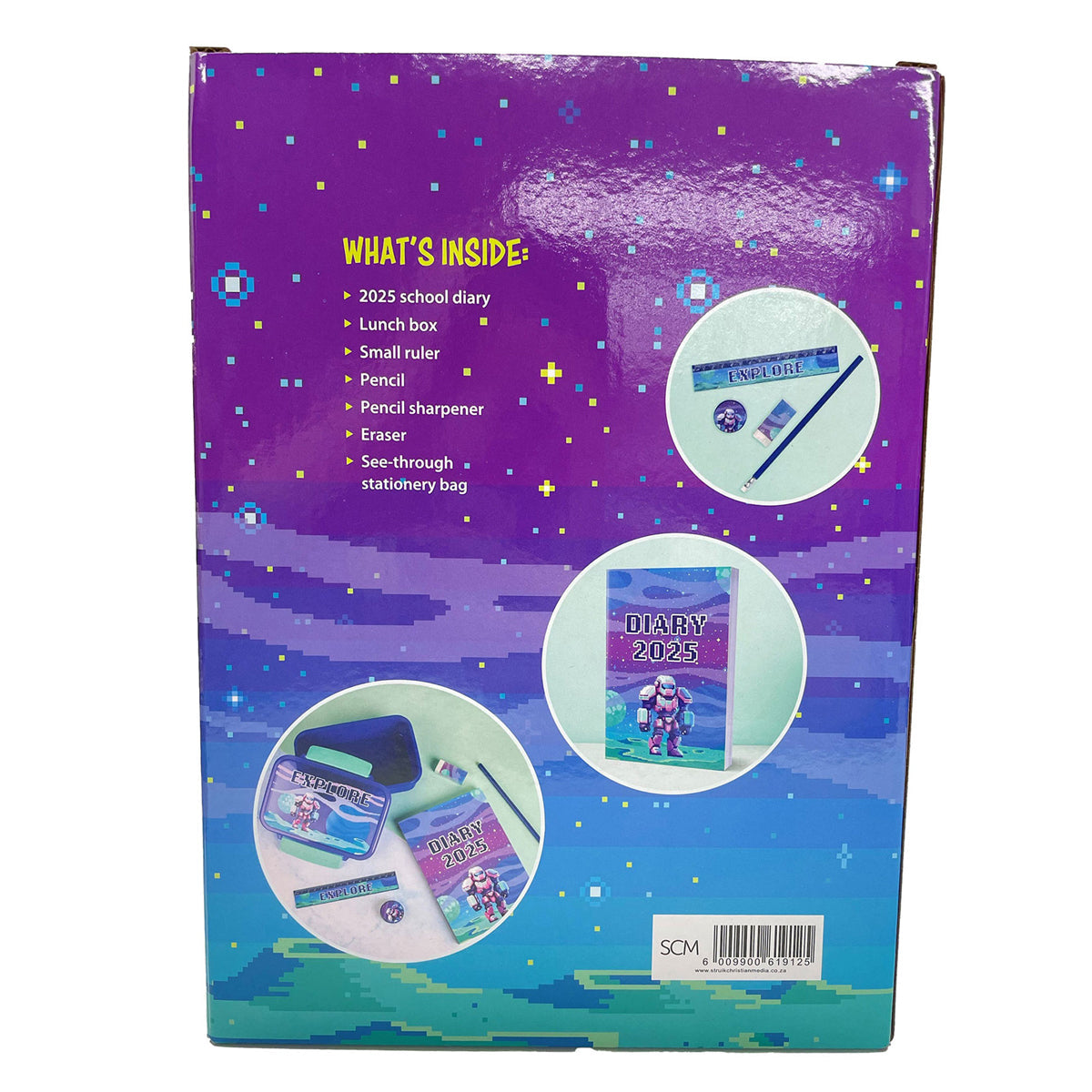 2025 School Diary - Daily Planner - Pixel Bot - Value Pack Combo