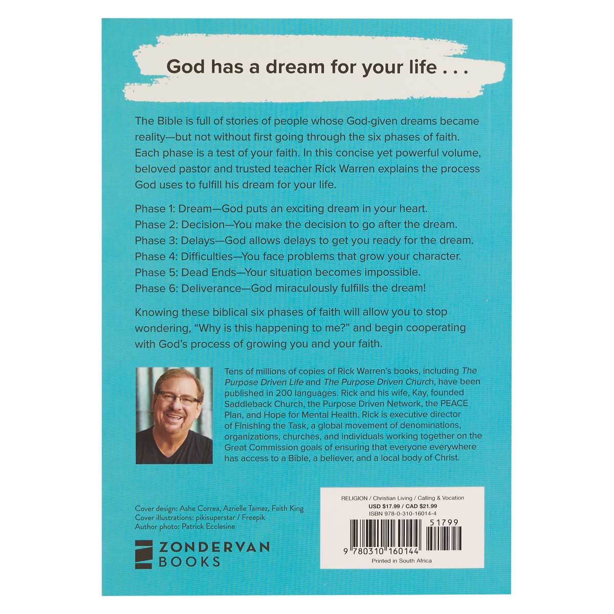 Created to Dream: 6 Phases God Uses To Grow Your Faith (Paperback)