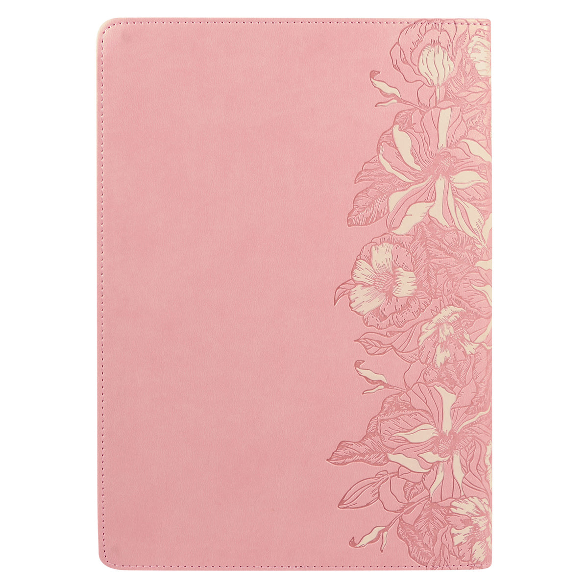NLT Pink Faux Leather Thumb Indexed Spiritual Growth Bible