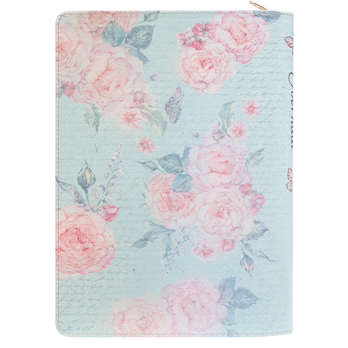 Wees Stil En Weet Pienk Vlinder (Faux Leather Journal With Zipped Closure)