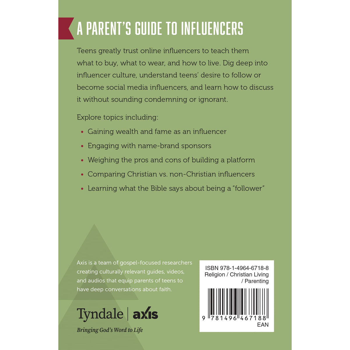 A Parents Guide To Influencers (Axis)(Paperback)