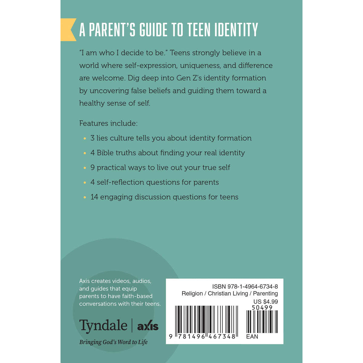 A Parents Guide To Teen Identity (Axis)(Paperback)