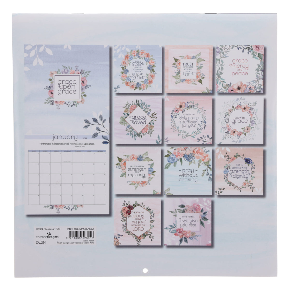2025 Calendar - Grow in Grace