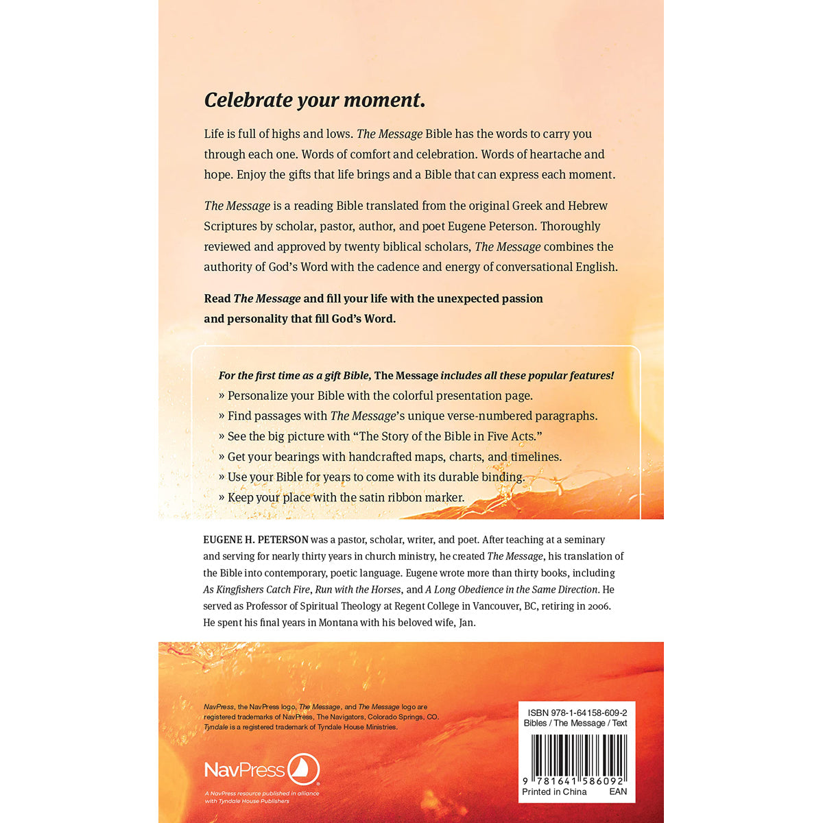 The Message Deluxe Gift Bible (Imitation Leather)