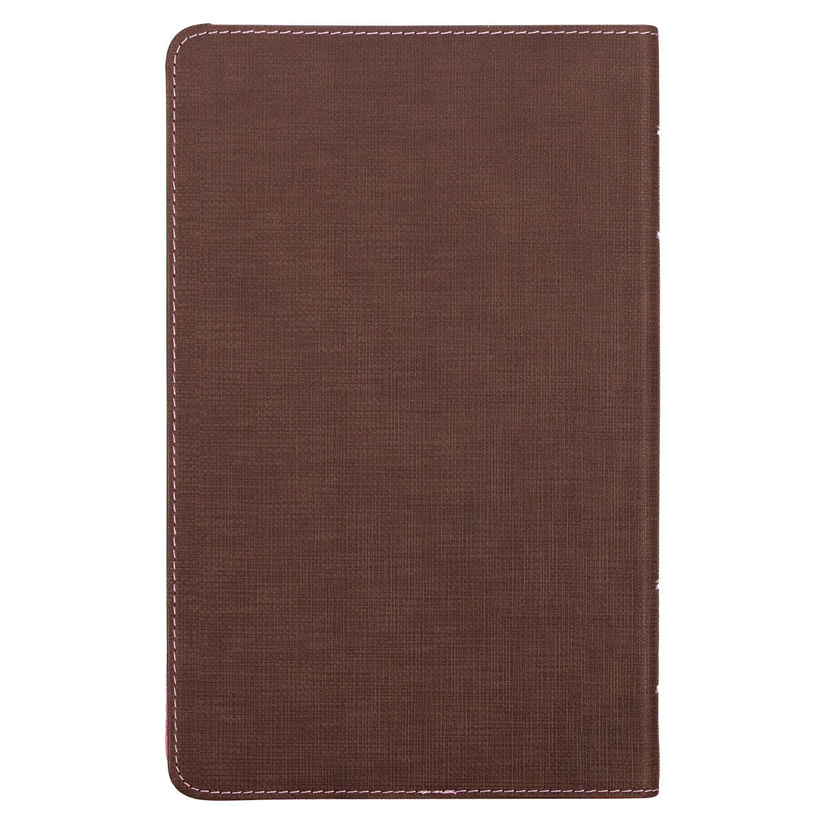 KJV Saddle Tan And Pink Faux Leather Giant Print Bible