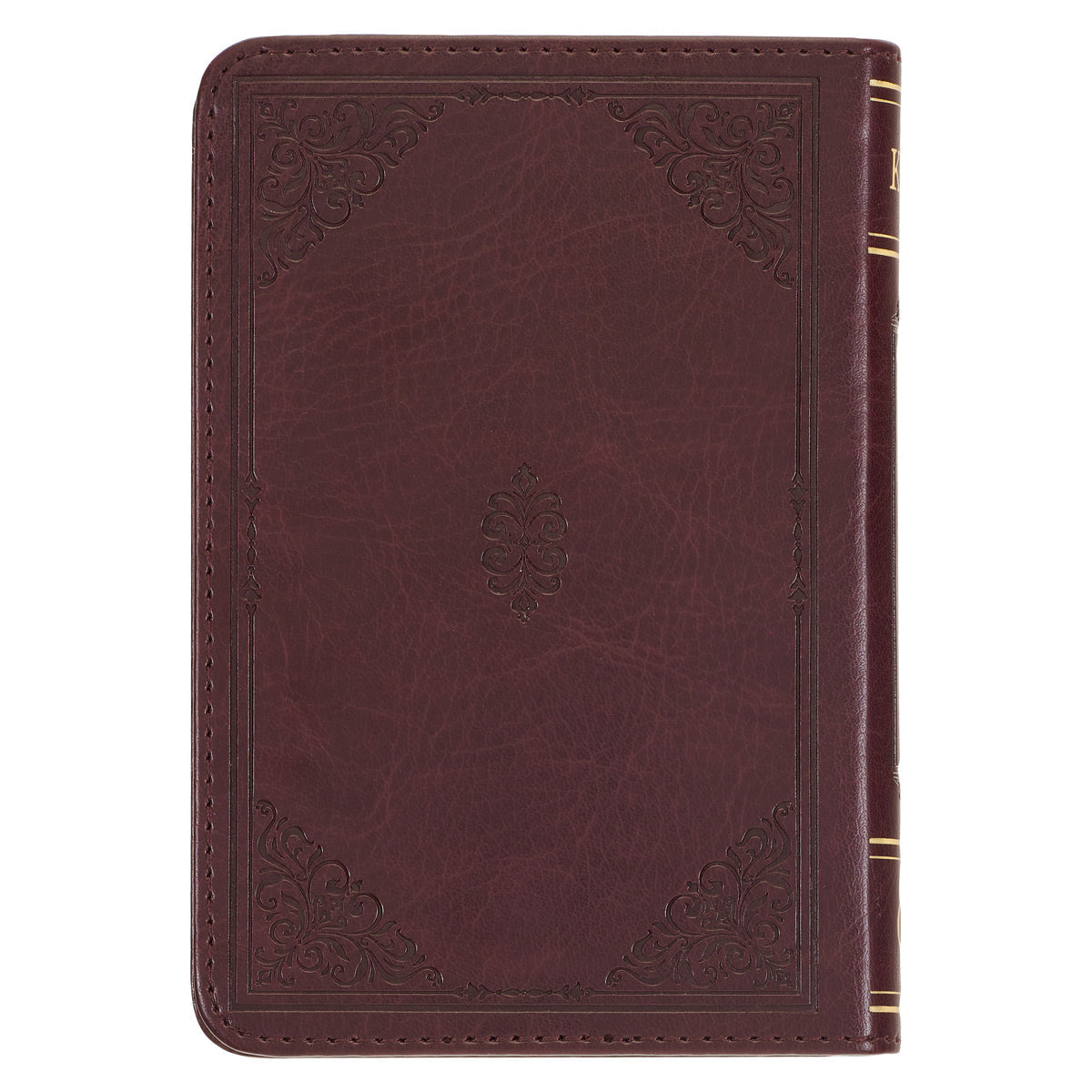 KJV Burgundy Faux Leather Mini Pocket Bible