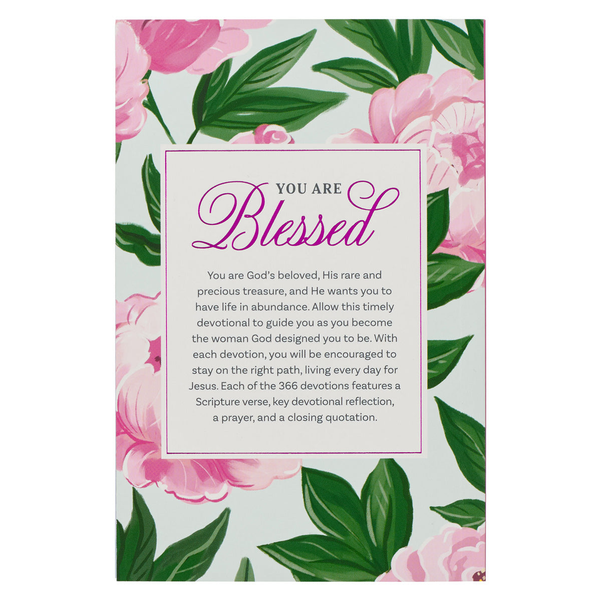 You Are Blessed Devotional Floral: 366 Devotions (Paperback)