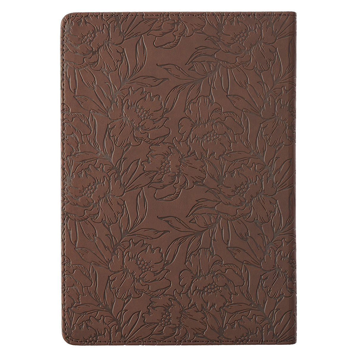 Trust In The Lord With All Your Heart Brown (Faux Leather Journal)
