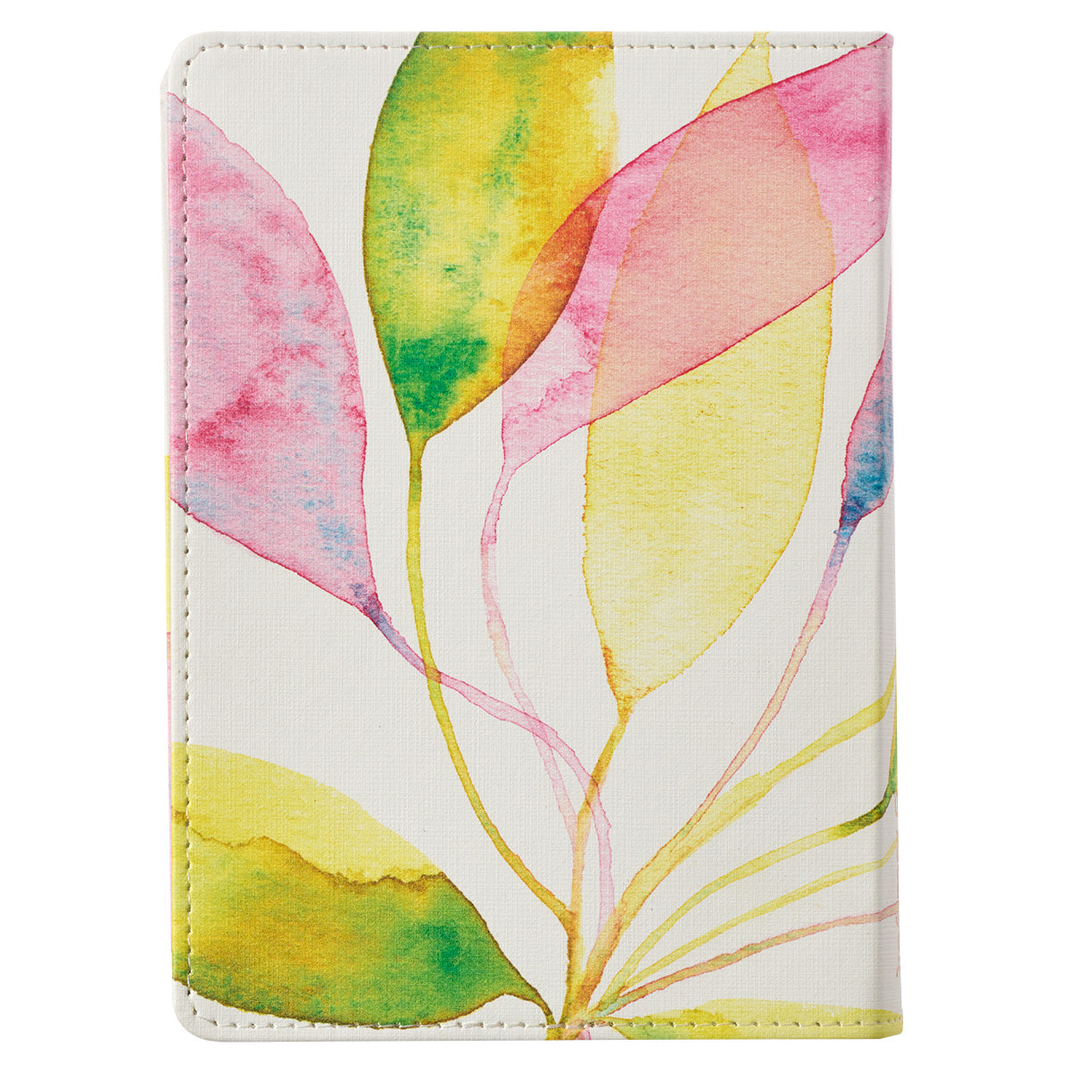 Courage Dear Heart Citrus Leaves Handy-Sized Faux Leather Journal