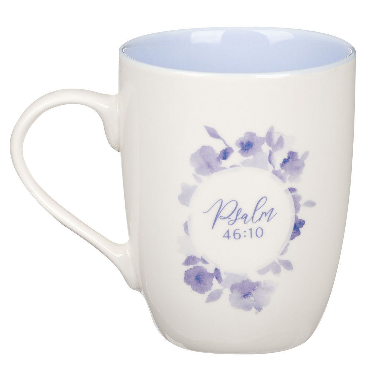 Be Still Blue Ceramic Mug - Psalms 46:10