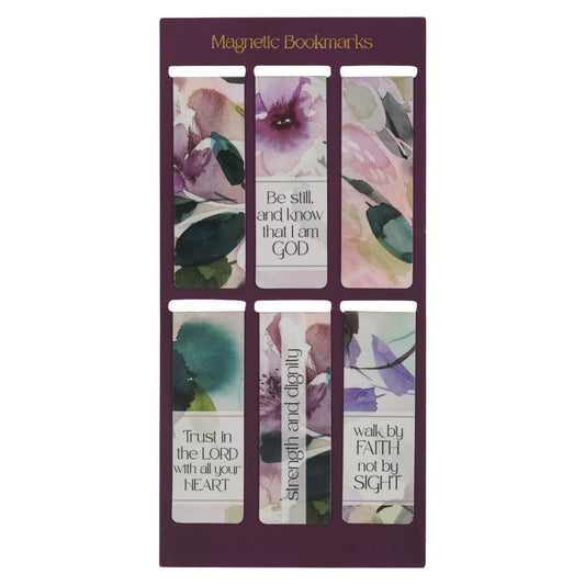 Trust in the Lord with All Your Heart Six-Piece Magnetic Bookmark Set