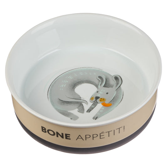 Bone Appetit! Large Ceramic Pet Bowl