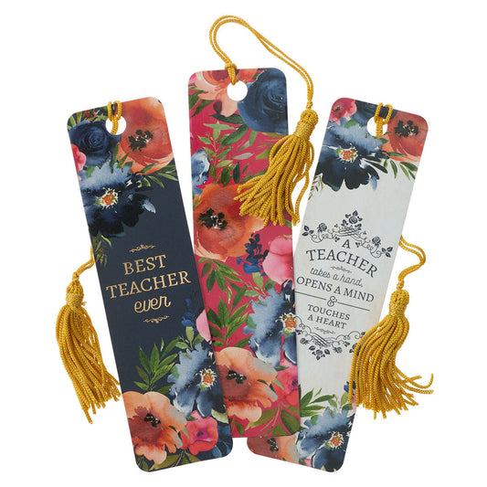 Best Teacher Ever (Pack Of 3)(Bookmark With Tassel)