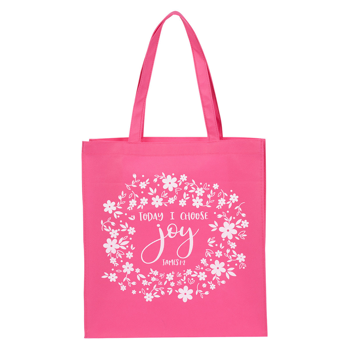 Today I Choose Joy Non-Woven Tote Bag - James 1:2