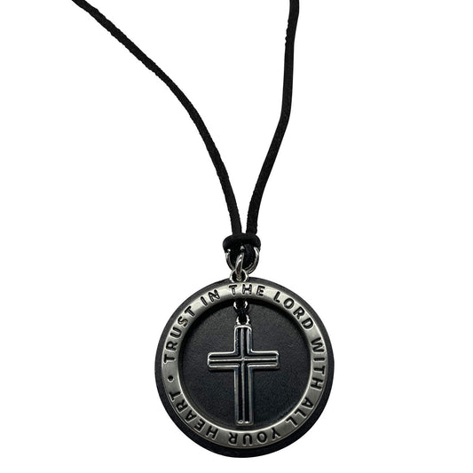 Trust In The Lord With All Your Heart Power Pendant