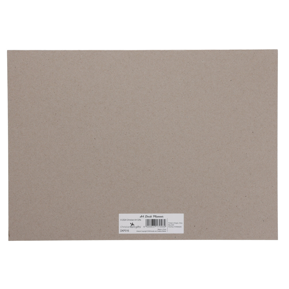 A4 Weekly Desk Planner - Strong and Courageous