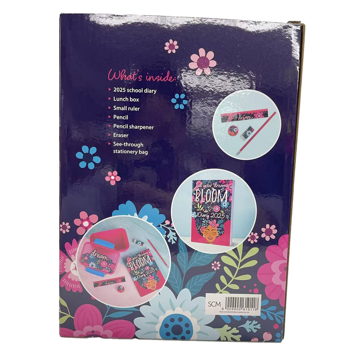 2025 School Diary - Daily Planner - Flower Power - Value Pack Combo