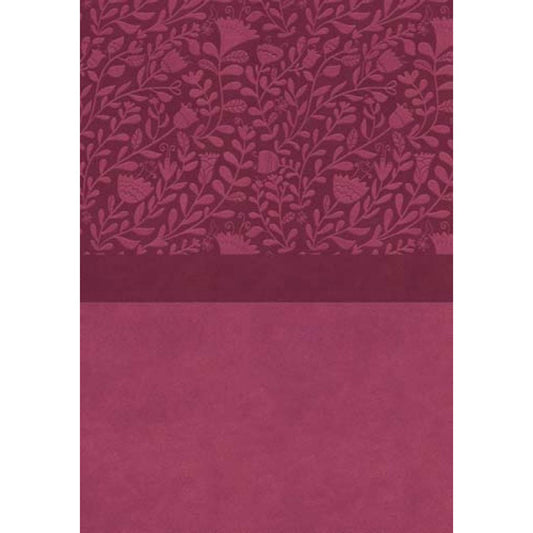 NIV Reference Bible Red Letter Super Giant Print Pink (Imitation Leather)