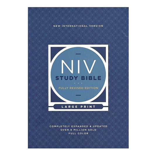 NIV Study Bible, Fully Revised Edition, Large Print, Red Letter (Comfort Print)(Hardcover)