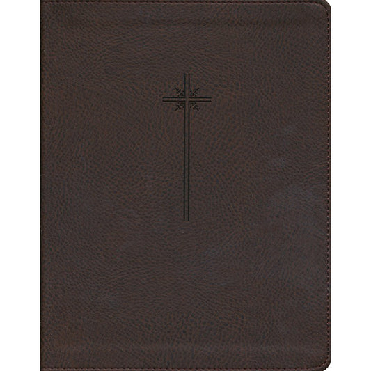 NIV Journal Word Bible Red Letter Brown (Comfort Print)(Imitation Leather)