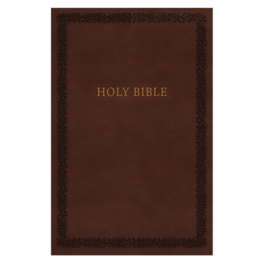 NIV Brown Faux Leather Holy Bible Soft Touch Edition Bible Comfort Print