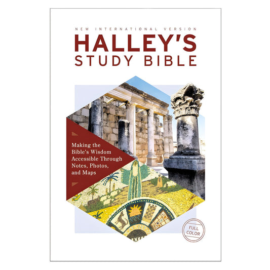 NIV Halley's Study Bible Red Letter Edition (Comfort Print)(Hardcover)