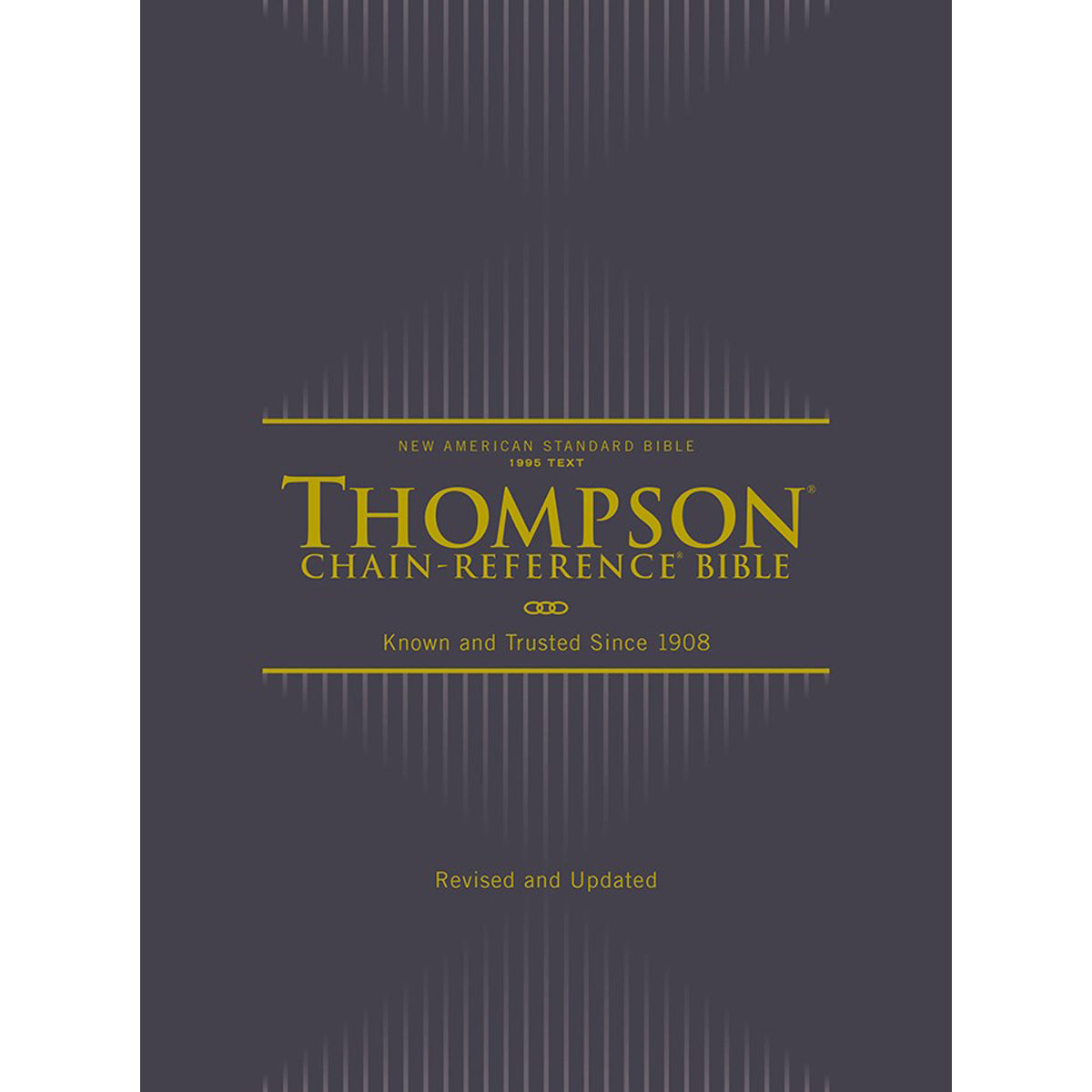 NASB Thompson Chain Reference Red Letter Bible Comfort Print Navy (Hardcover)