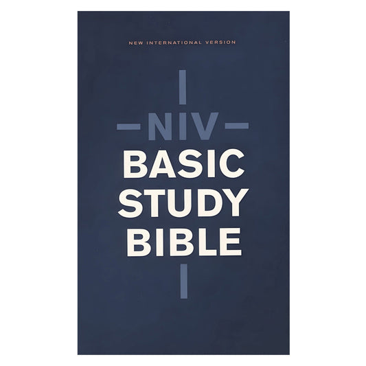 NIV Basic Study Bible, Economy, Blue, Red Letter (Paperback)