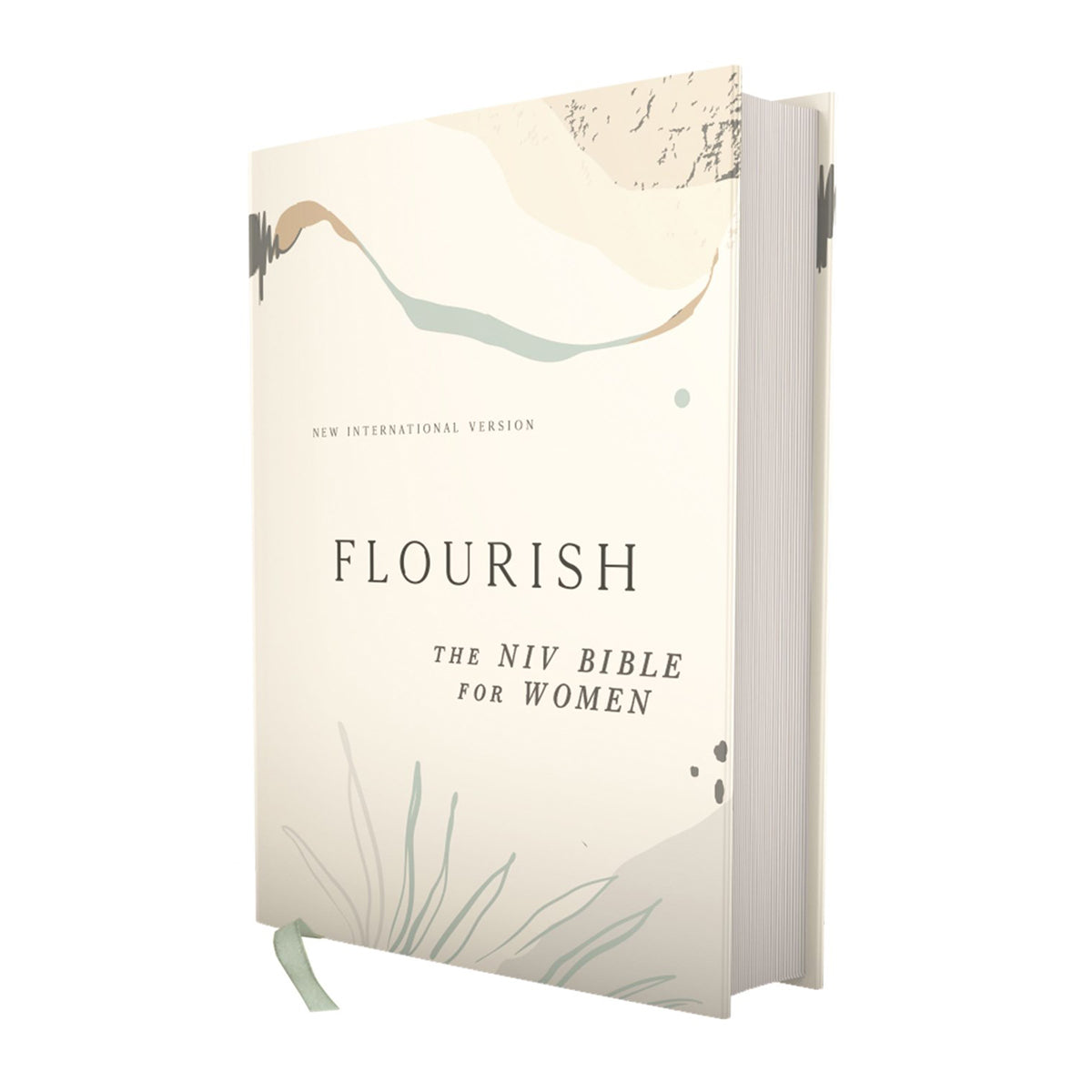 NIV Flourish Bible For Women Comfort Print Cream (Hardcover)