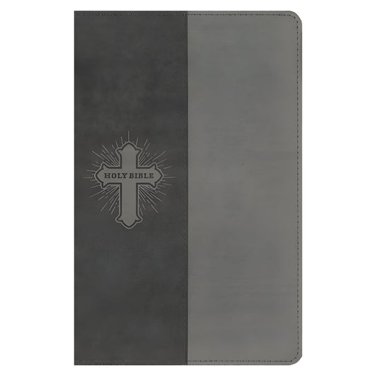 NIV Grey Imitation Leather Thinline Bible for Kids Comfort Print