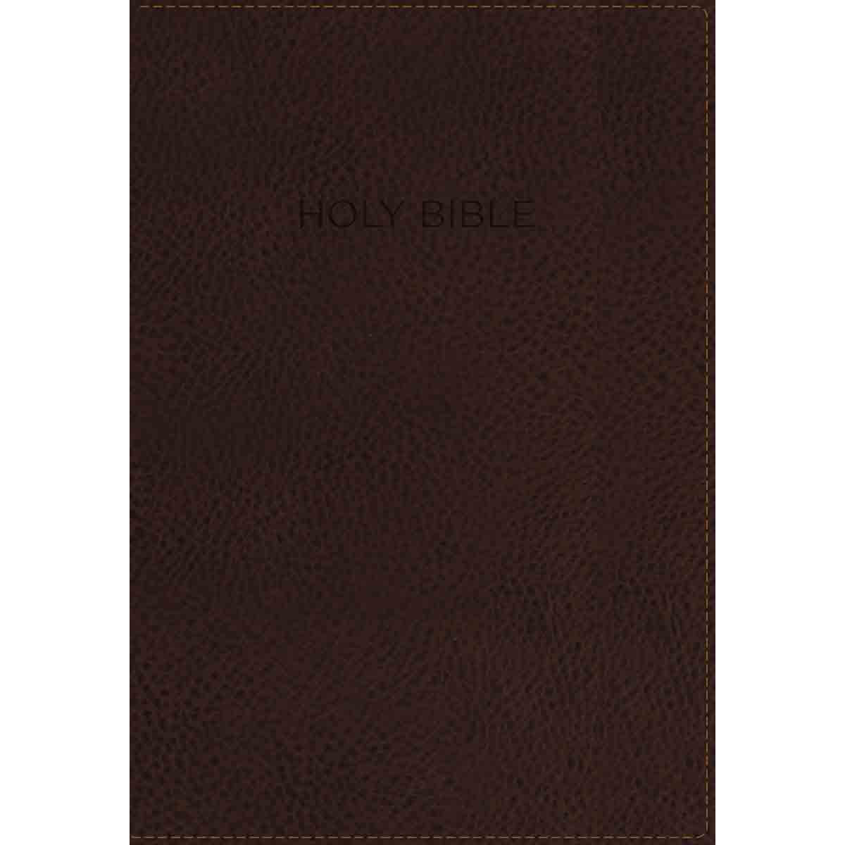 NKJV Indexed Foundation Study Bible Earth Brown (Imitation Leather)