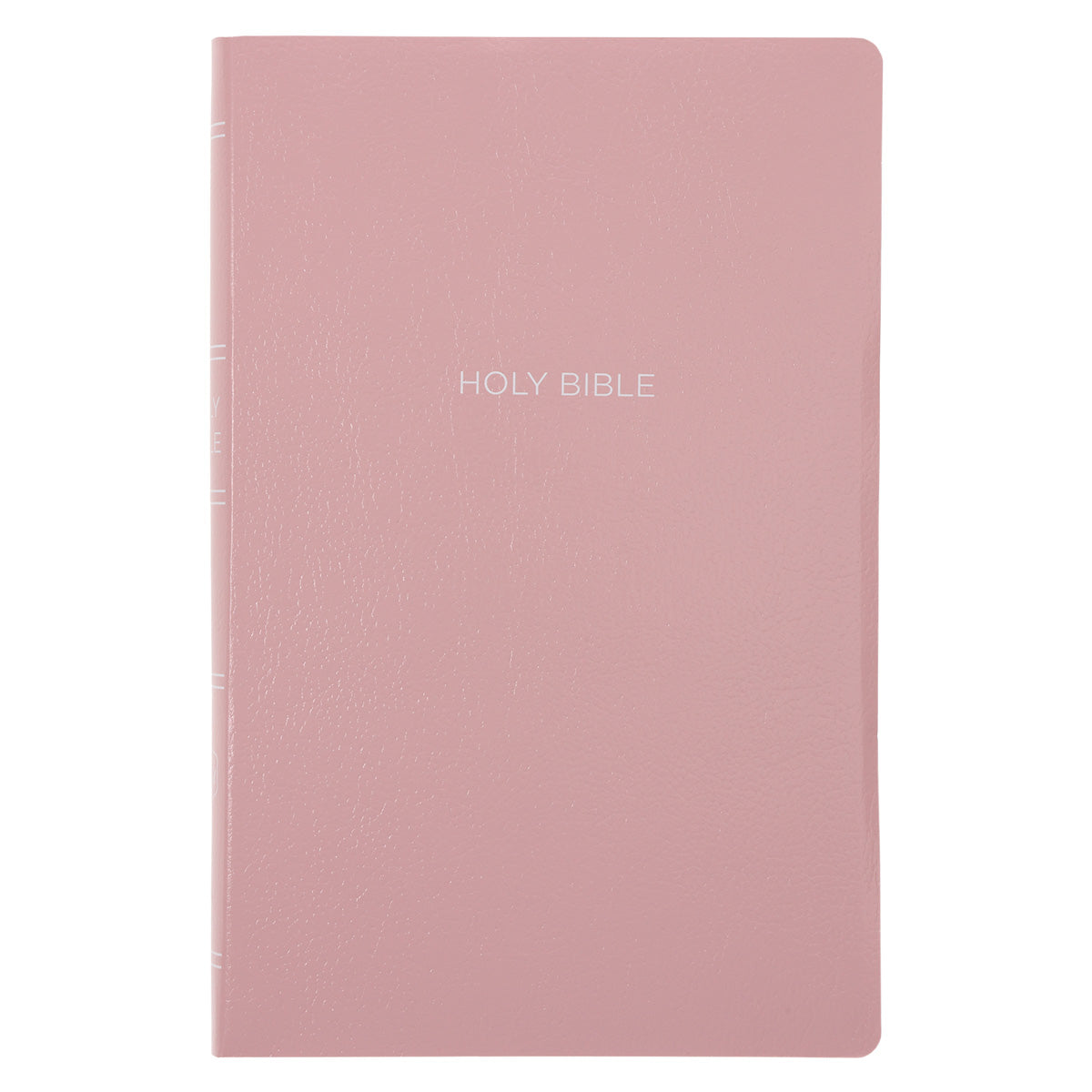 NKJV Pink Faux Leather Gift And Award Bible Red Letter Comfort Print