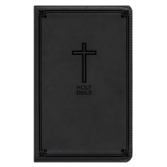 NKJV Deluxe Gift Bible Red Letter Gray (Comfort Print)(Imitation Leather)