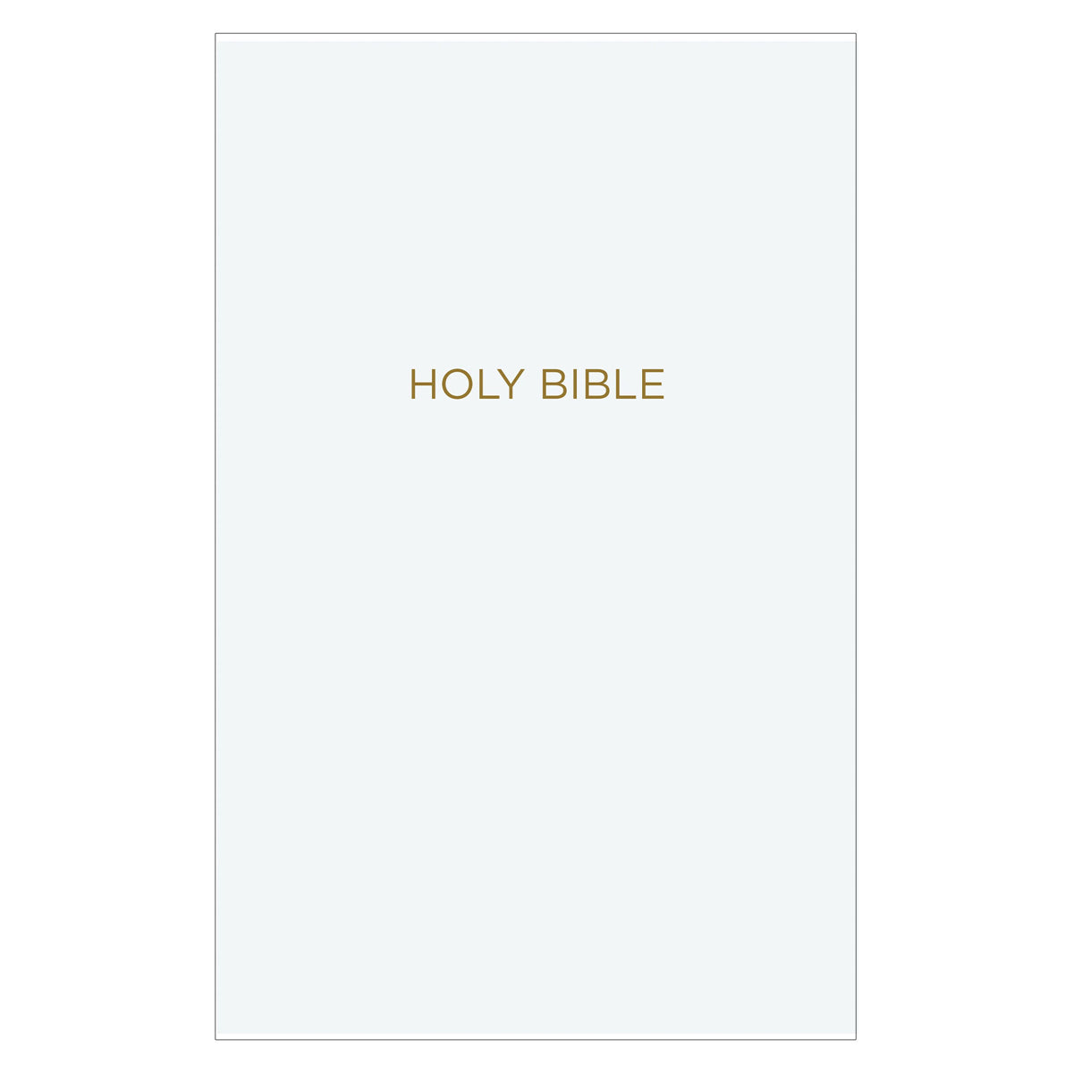 NKJV White Faux Leather Gift And Award Bible Red Letter Comfort Print Flexcover