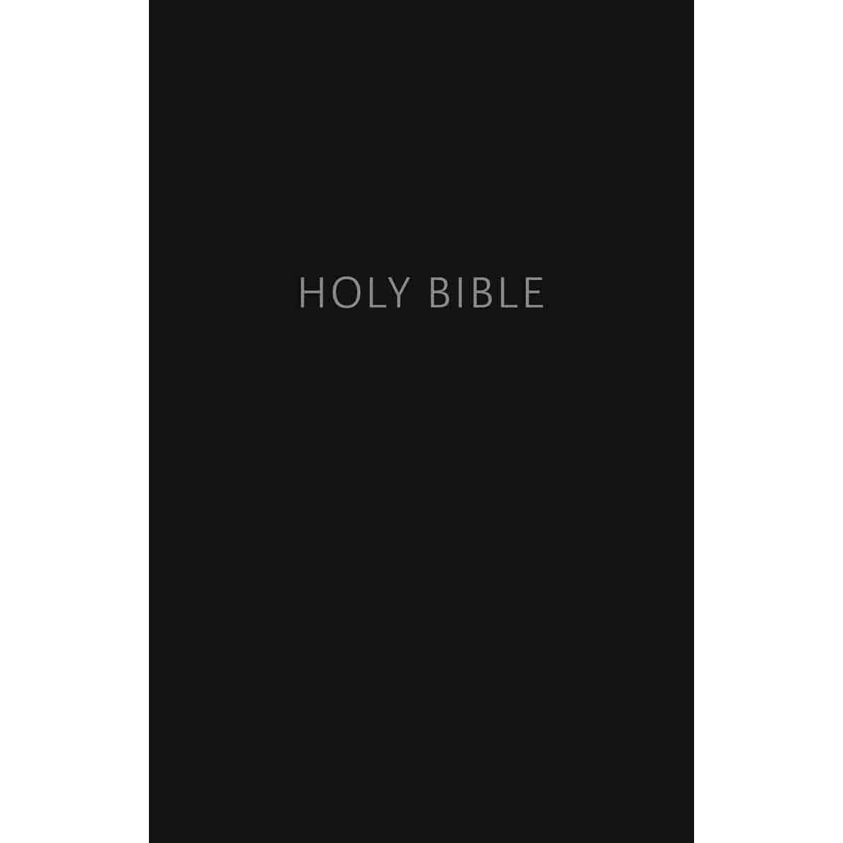 NKJV Black Hardcover Pew Bible Comfort Print