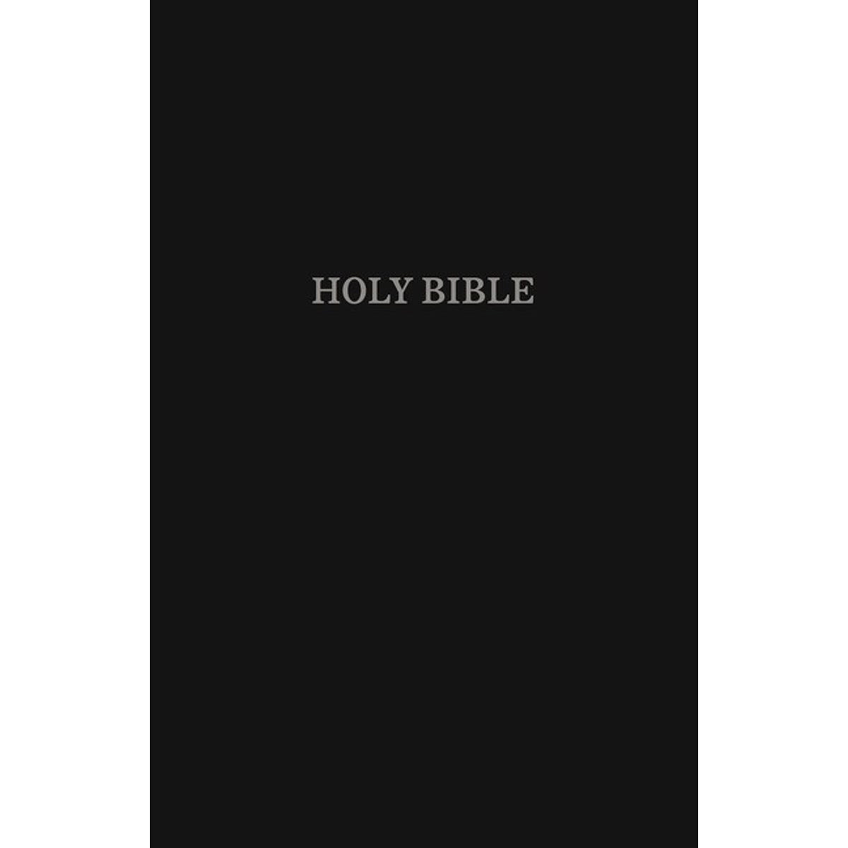 KJV Pew Bible Red Letter Edition Black (Comfort Print)(Hardcover)