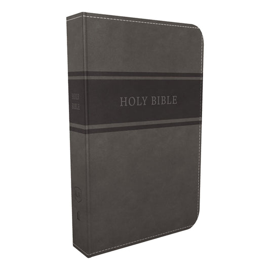 KJV Deluxe Gift Bible Red Letter Edition Gray (Comfort Print)(Imitation Leather)