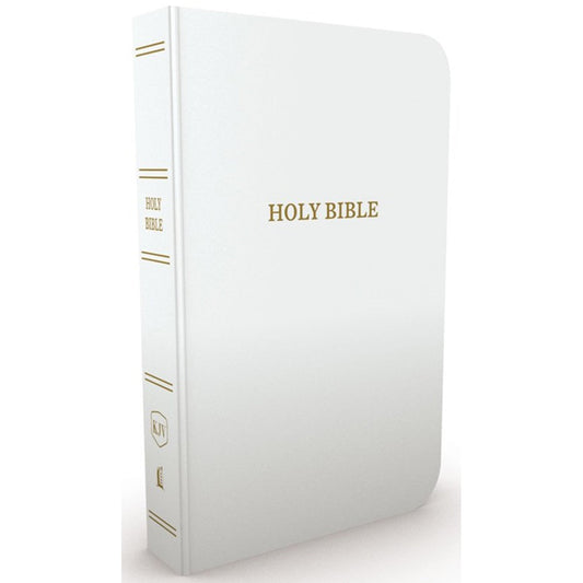 KJV Gift And Award Bible Red Letter Edt White (Comfort Print)(Imitation Leather)