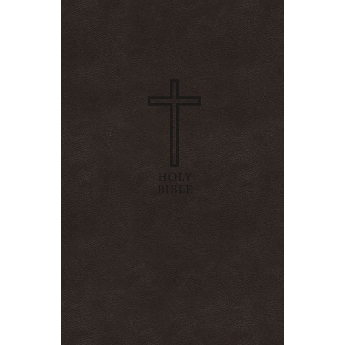 KJV Black Imitation Leather Compact Value Thinline Bible Red Letter Comfort Print