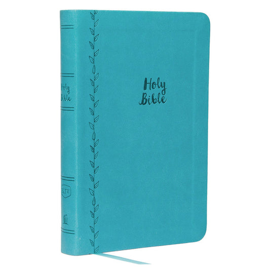 KJV Value Thinline Bible Large Print Leathersoft Blue Red Letter (Comfort Print)(Flexcover)