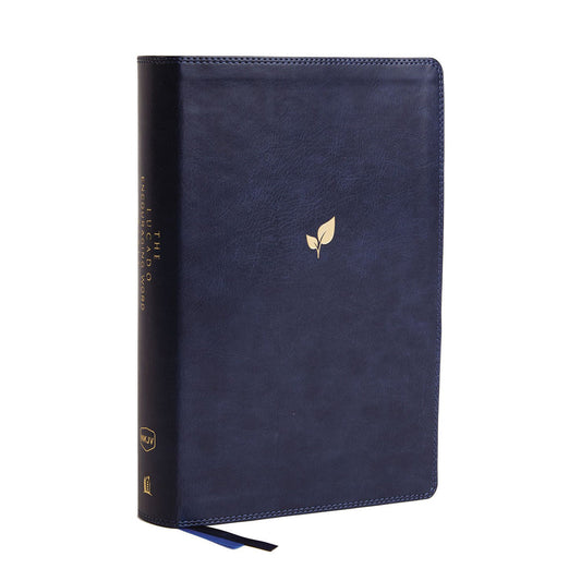 NKJV Lucado Encouraging Word Indexed Blue (Comfort Print)(Imitation Leather)
