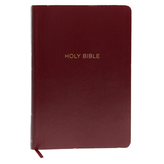 NKJV Reference Bible Red Letter Super Giant Print Burgundy (Imitation Leather)