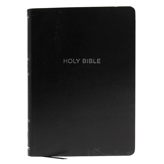 NKJV C / Column Ref Bible Giant Print Black (Imitation Leather)