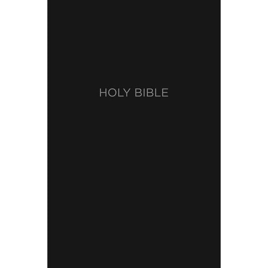 NKJV Reference Bible Center Column Red Letter Indexed Giant Print Black (Imitation Leather)
