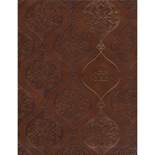 KJV Journal: The Word Bible Red Letter Brown (Comfort Print)(Imitation Leather)