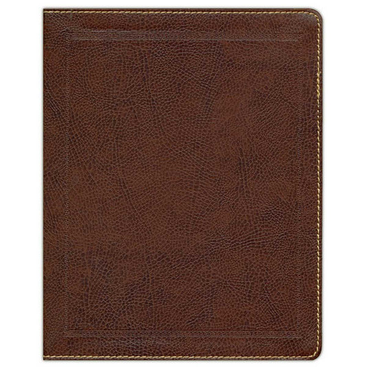 KJV Journal: The Word Bible Red Letter Brown (Comfort Print)(Bonded Leather)